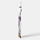 紫色の様式化されたジオメトリックフクロウファミリ Case-Mate iPhoneケース (裏面 / 右)