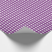 紫色の正方形 ラッピングペーパー (角)