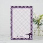 紫色の武道 便箋 (スタンド正面)