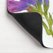 紫色の毒蛇のbugloss (echiumのplantagineum) マウスパッド (コーナー)