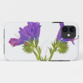 紫色の毒蛇のbugloss (echiumのplantagineum) Case-Mate iPhoneケース (裏面(横))