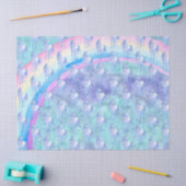 紫色の水のユニコーンの夢 薄葉紙 (クラフト)