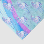 紫色の水のユニコーンの夢 薄葉紙 (詳細)