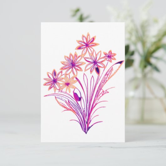 紫色の水仙の花 (スタンド正面)