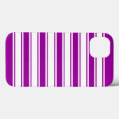 紫色の水平ストライプ Case-Mate iPhoneケース (裏面 (横))
