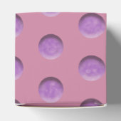 紫色の水彩ドット フェイバーボックス (上部)