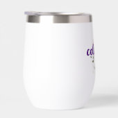 紫色の水彩国花名 (右面)