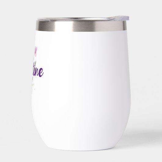 紫色の水彩国花名 (左面)