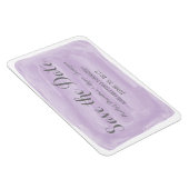 紫色の水彩日付磁石を保存 マグネット (右側)