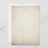 紫色の水彩星空のハート日付を保存 セーブザデート (裏面)