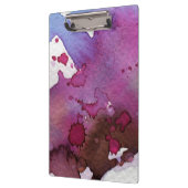 紫色の水彩画の背景 クリップボード (左)