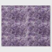 紫色の水彩画 ラッピングペーパー (フラット)