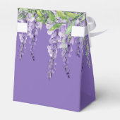 紫色の水彩藤の花をラベンダーに フェイバーボックス (裏面サイド)