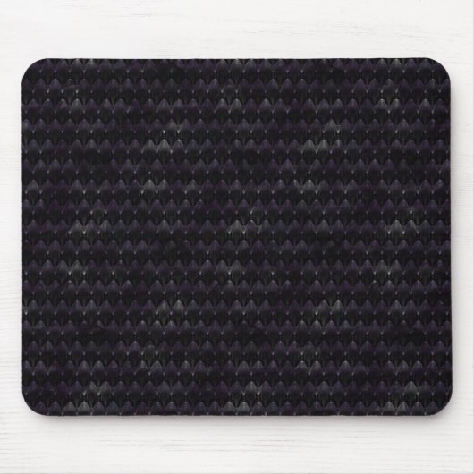 紫色の水晶外国の皮 マウスパッド (正面)