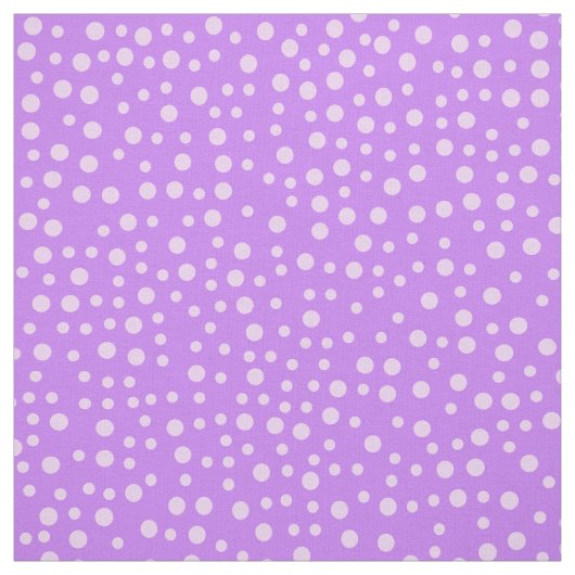 紫色の水玉模様パターン ファブリック (見本)