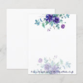 紫色の水色アネモネエペソ4:1 (正面/裏面)