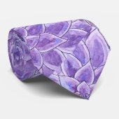紫色の水色エチェヴェリア多肉質 ネクタイ (ロール)