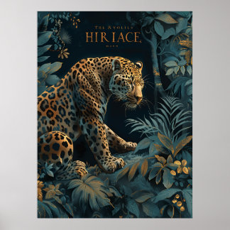 紫色の水色フローラ植物紙 ポスター