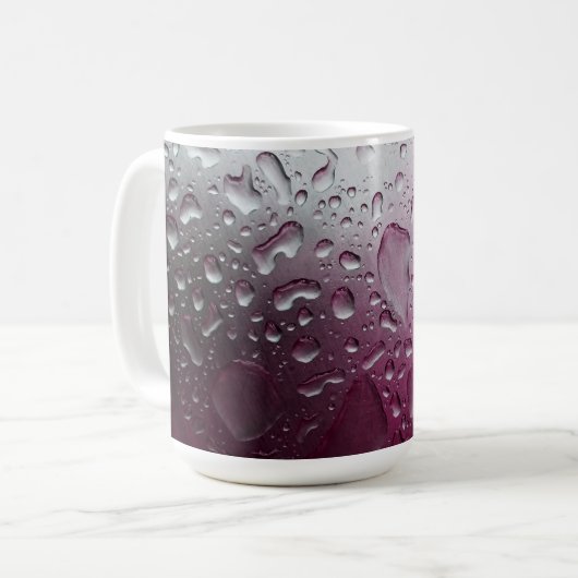 紫色の水 コーヒーマグカップ (正面左)