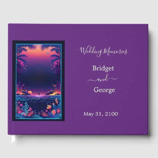 紫色の沿岸結婚生物 ゲストブック (正面)