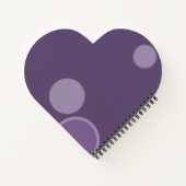 紫色の泡 – こ得れを! ノートブック (裏面)