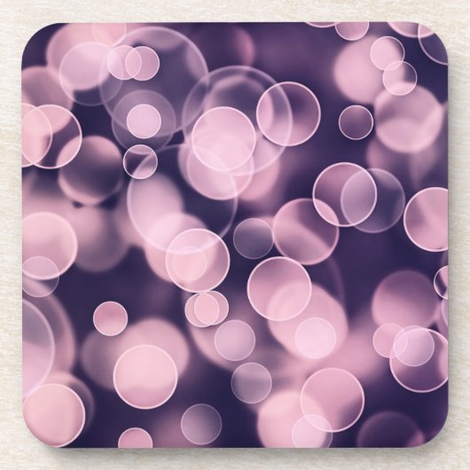 紫色の泡 コースター (正面)