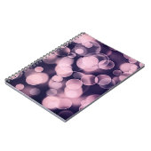 紫色の泡 ノートブック (左側)