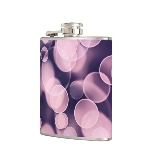 紫色の泡 フラスク (左)