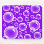紫色の泡 マウスパッド (正面)