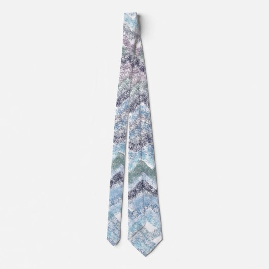 紫色の波形タイ ネクタイ (裏面)