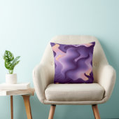 紫色の波 クッション (椅子)