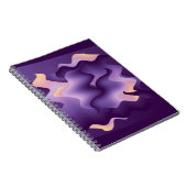 紫色の波 ノートブック (右側)
