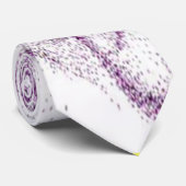 紫色の渦巻 ネクタイ (ロール)