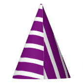 紫色の渦巻 パーティーハット (裏面)