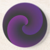 紫色の渦 コースター (正面)