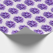 紫色の湾曲形のラッピング紙 ラッピングペーパー (角)
