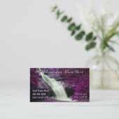 紫色の滝 名刺 (スタンド正面)