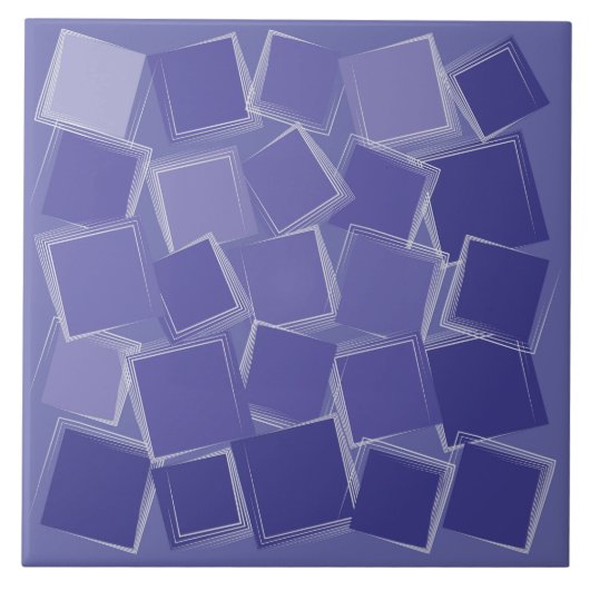 紫色の濃淡 タイル (正面)
