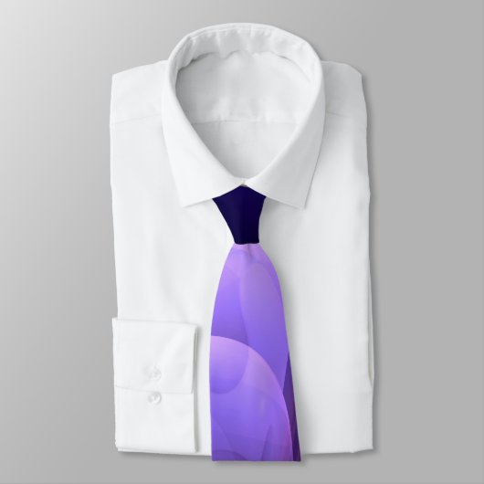 紫色の火炎信号の抽象芸術のタイV2 ネクタイ (タイ)