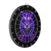 紫色の火炎虎 ダーツボード (正面左)