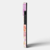 紫色の灰色のフローラ水色の花 Case-Mate iPhoneケース (裏面 / 左)