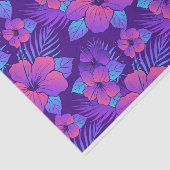 紫色の熱帯花 薄葉紙 (詳細)