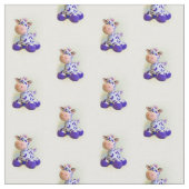 紫色の牛織物 ファブリック (クローズアップ)