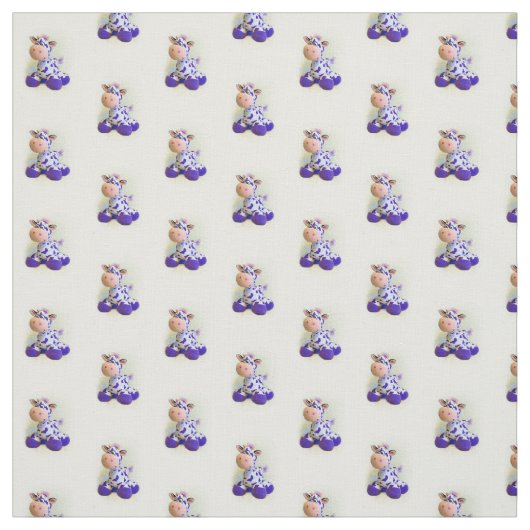 紫色の牛織物 ファブリック (見本)