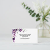紫色の牡丹フローラエンクロージャカード エンクロージャーカード (スタンド正面)