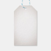 紫色の牡丹フローラ赤ちゃん女の子シャワーありがとう ギフトタグ (裏面)