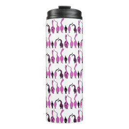 紫色の猫のお尻パターン タンブラー