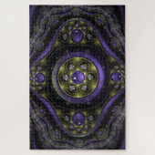 紫色の球パズル ジグソーパズル (縦)