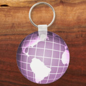 紫色の球体 キーホルダー (正面)