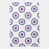 紫色の球根 キッチンタオル (縦)